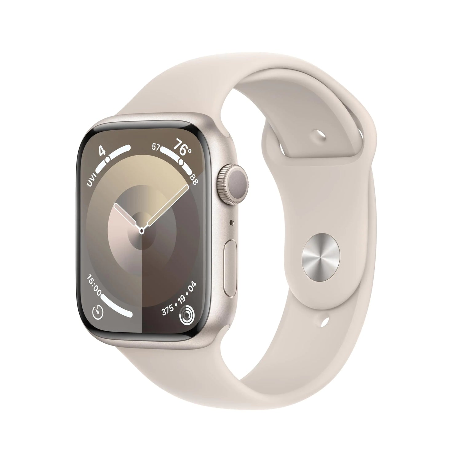 Apple Watch S9 45mm GPS Renewed - Starlight Edition
